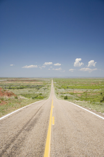 Empty county road. Date : 2006