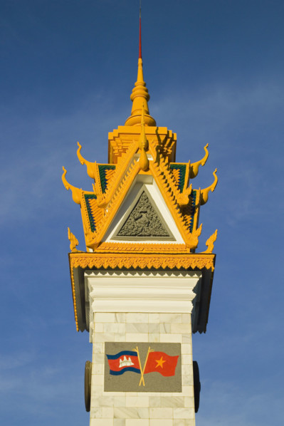 Tower at the Royal Palace Phnom Penh Cambodia Khmer. Date : 2006
