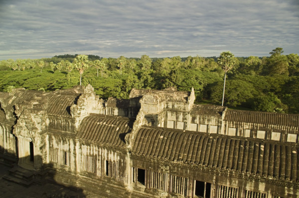 Ancient Temple Angkor Wat Cambodia Khmer . Date : 2006