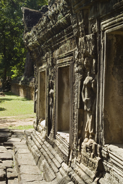 Ancient Temple Angkor Wat Banteay Kdei Cambodia Khmer. Date : 2006