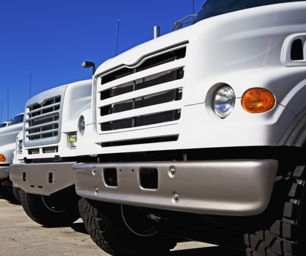trucks in a row. Date : 2008