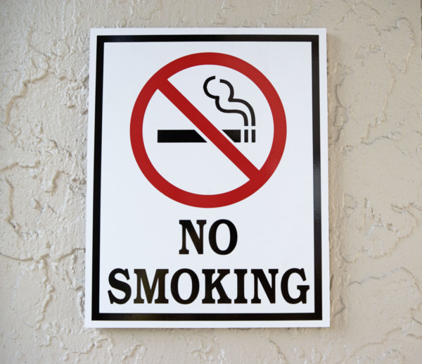 no smoking sign. Date : 2008