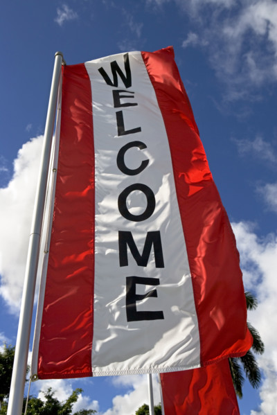 welcome banner. Date : 2008
