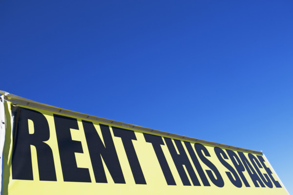 rent space sign. Date : 2008