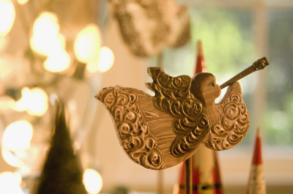 Close up of Christmas decoration. Date : 2008