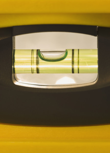 Close up of level.