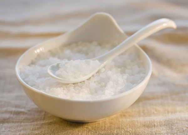 Close up of spa salts.