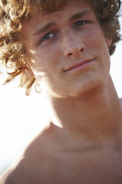 Close up portrait of young man. Date : 2008