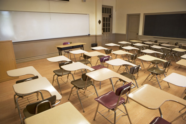 Empty classroom. Date: 2008