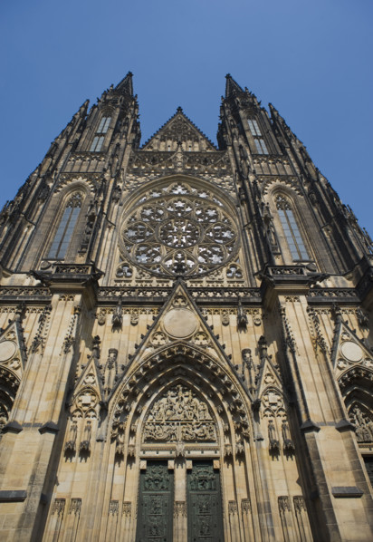 Saint Vitus Cathedral in Prague.
