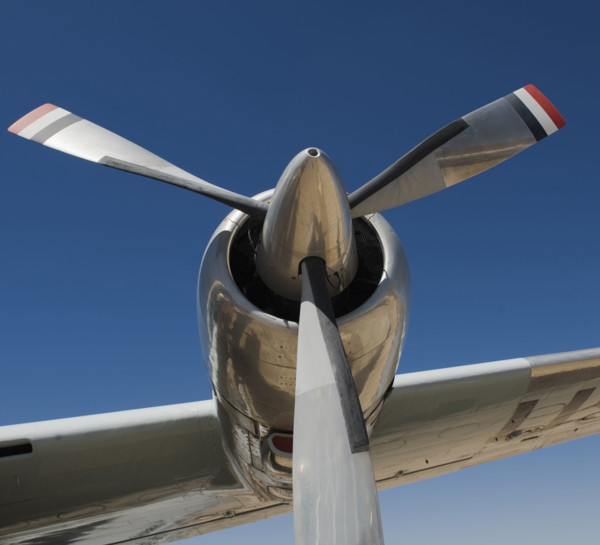 Propellor of Constellation airplane.