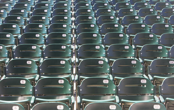 Stadium seating. Date: 2008