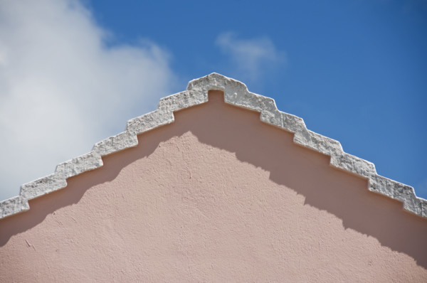 Roof peak in Bermuda.