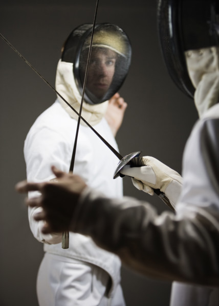Men fencing. Date : 2008