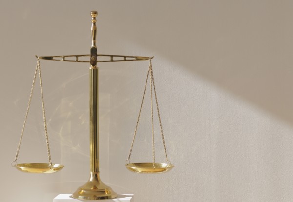 Scale of justice.