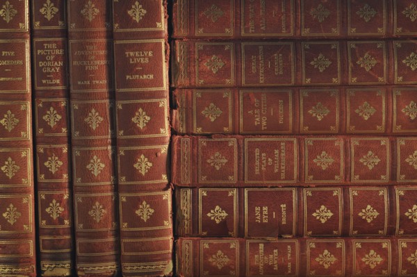 Antique books.