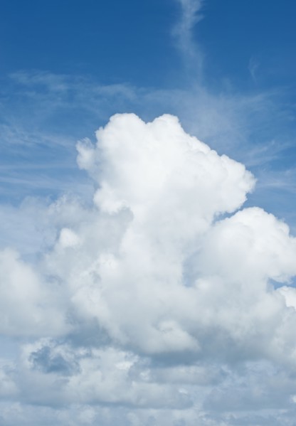 Cloudy skyscape.