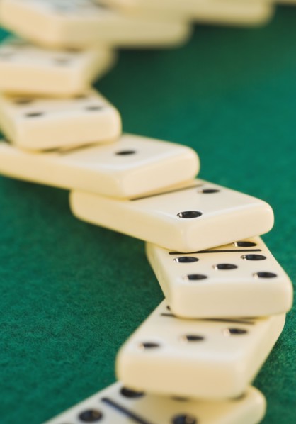Close up dominos. Photographe : Christopher Grill