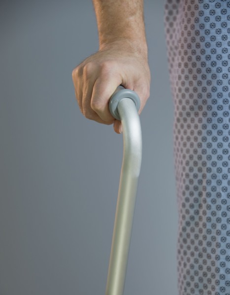 Man using walker.