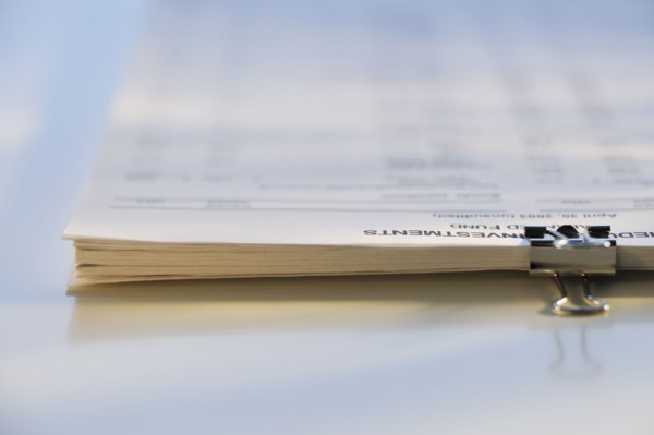 Financial investment schedule.