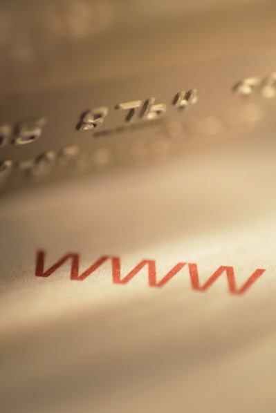 Credit card and world wide web acronym.
