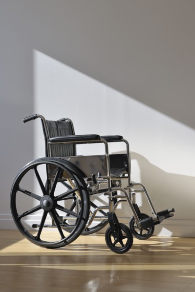 Wheelchair.