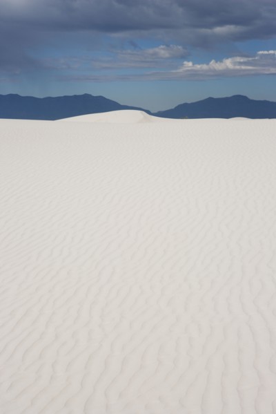 Dunes de sable blanc