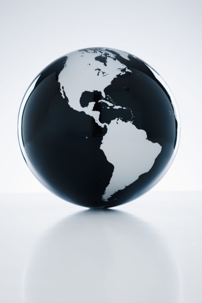 A globe.
