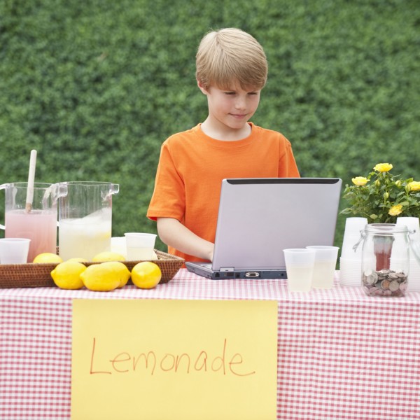A lemonade stand.