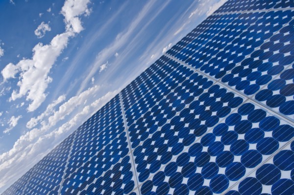 Solar panels.
