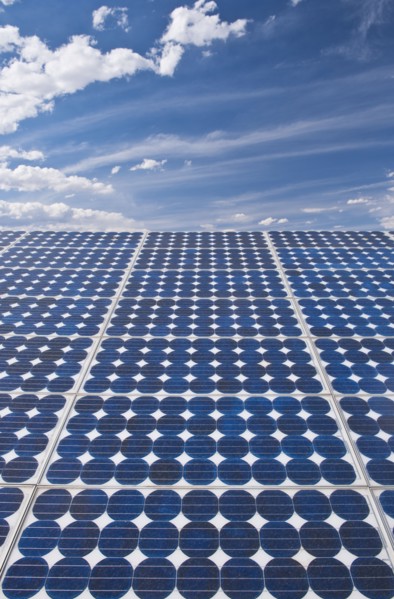 Solar panels.