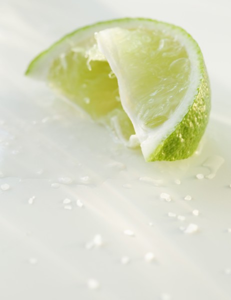 A lime wedge