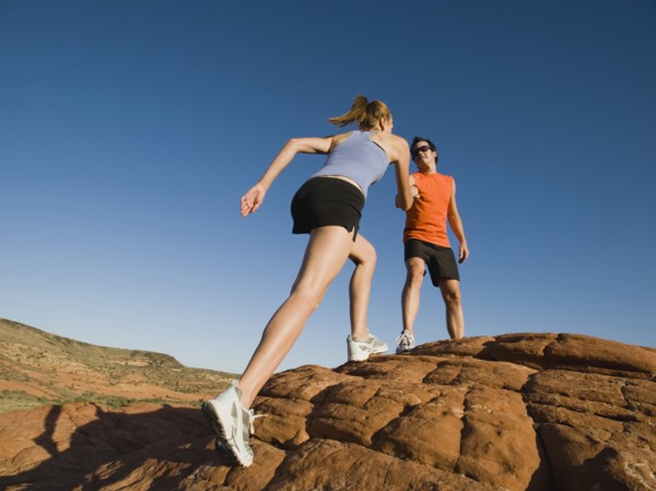 Runners at Red Rock