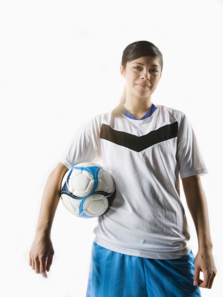 A soccer player