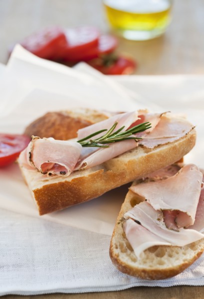 A tasty sandwich.