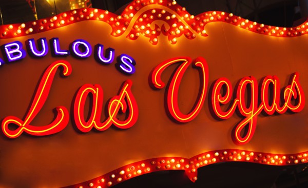 Las Vegas sign.