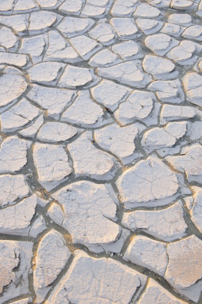 Cracked earth.