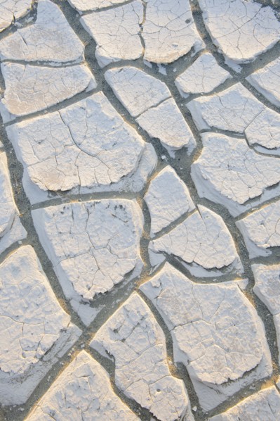 Cracked earth.