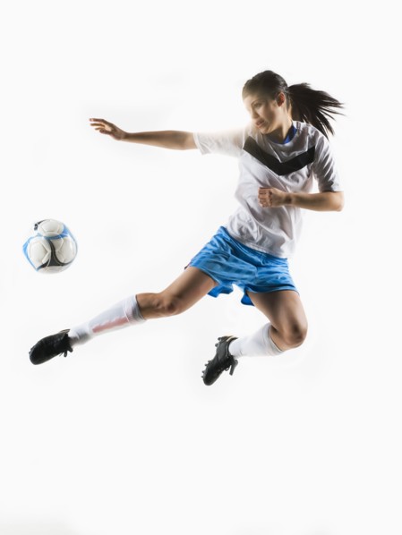 A soccer player