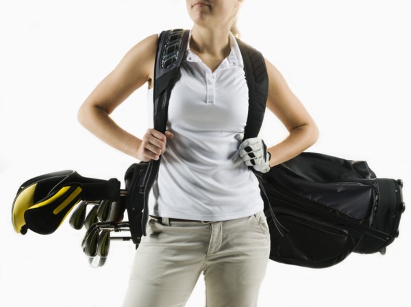 A golfer