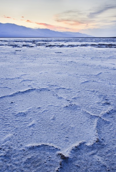 Badwater Flats in Death Valley.