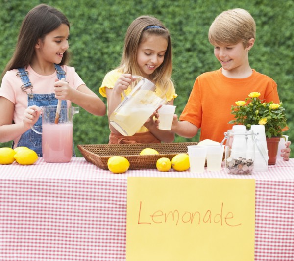 A lemonade stand.