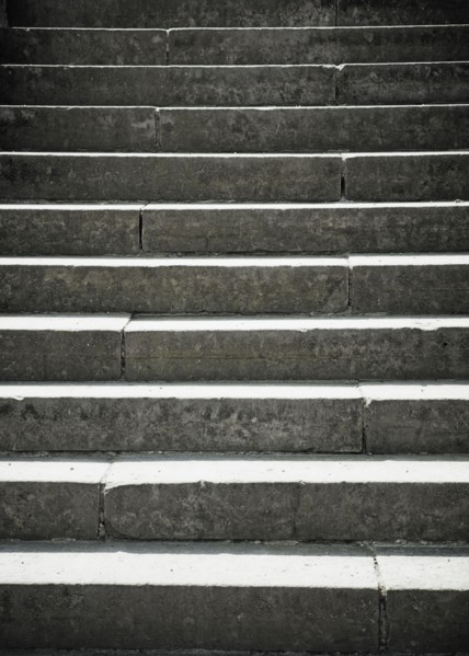 Concrete stairs