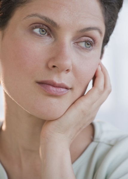 Woman's face.