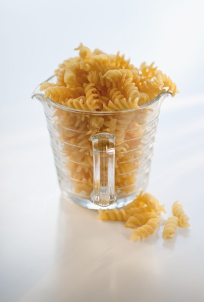 Pasta in bowl.