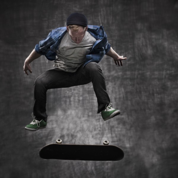 Male Skateboarding