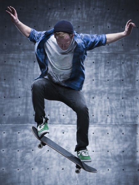 Male Skateboarding