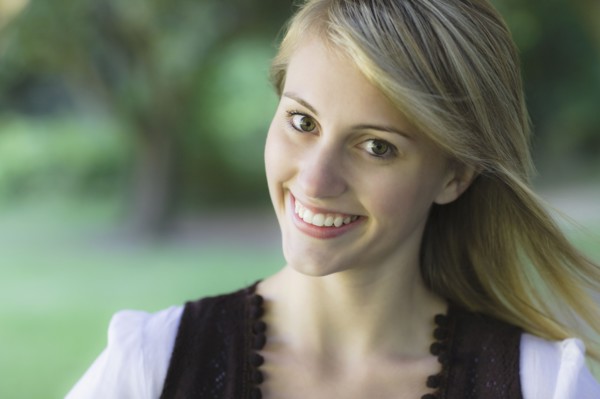 Smiling woman