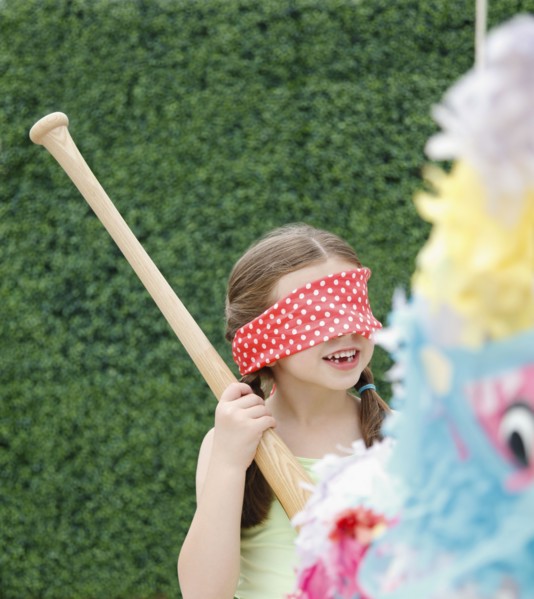 Child with pinata