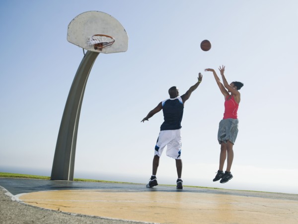 Basketball players